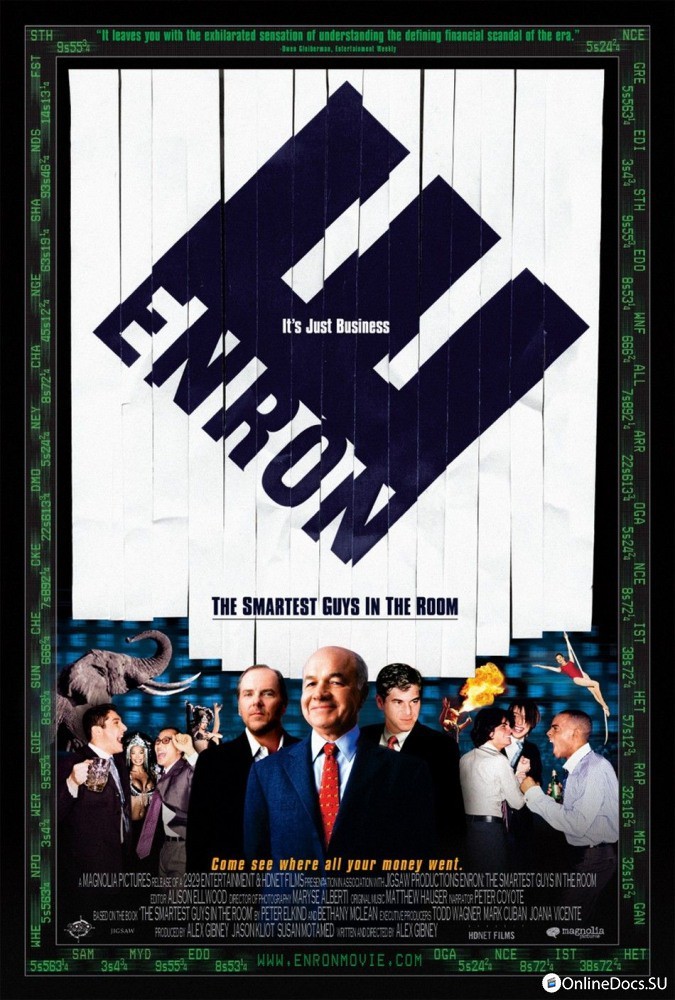 Постер Enron. Самые смышлёные парни в этой комнате 